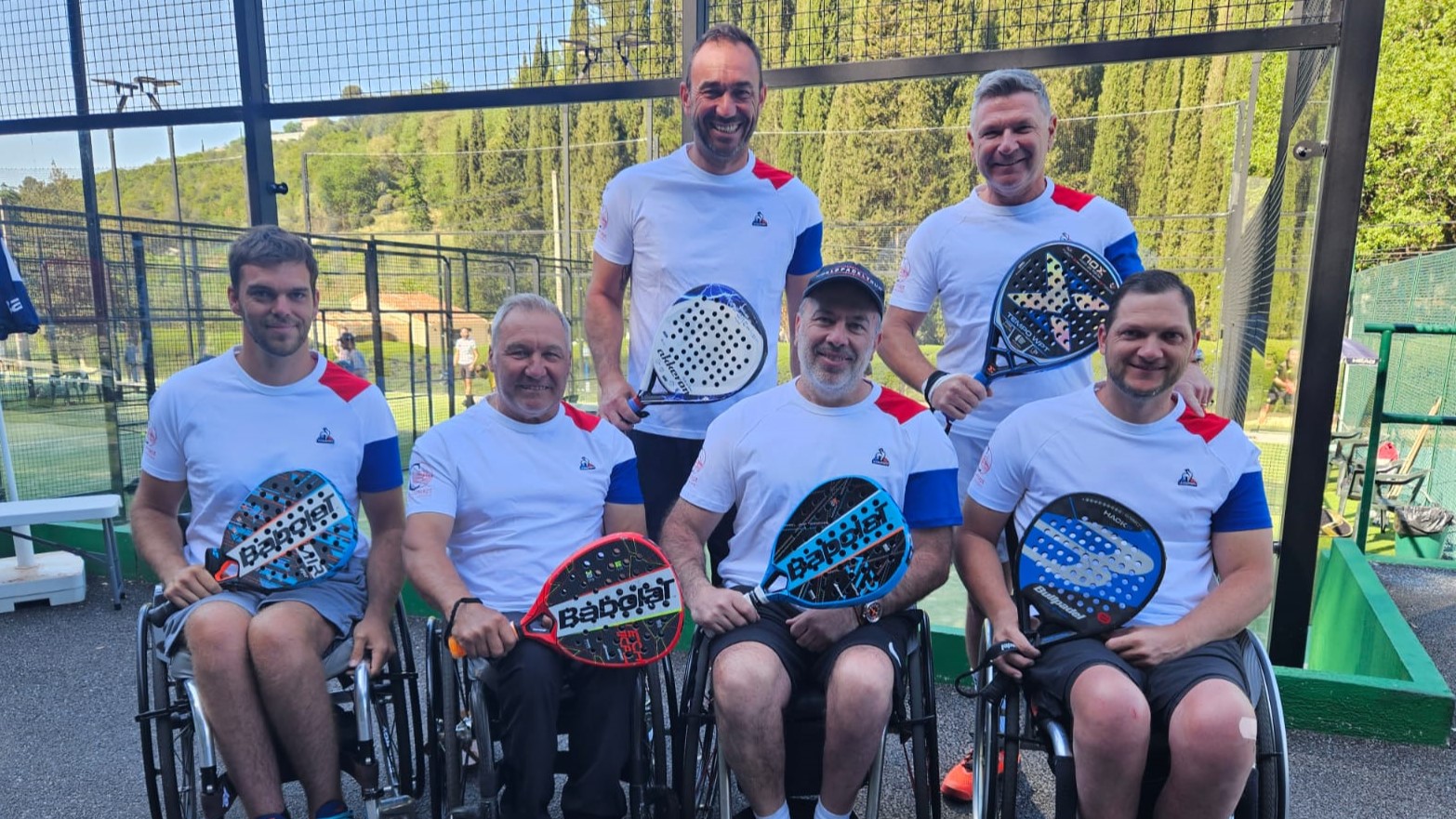 team france padel fauteuil