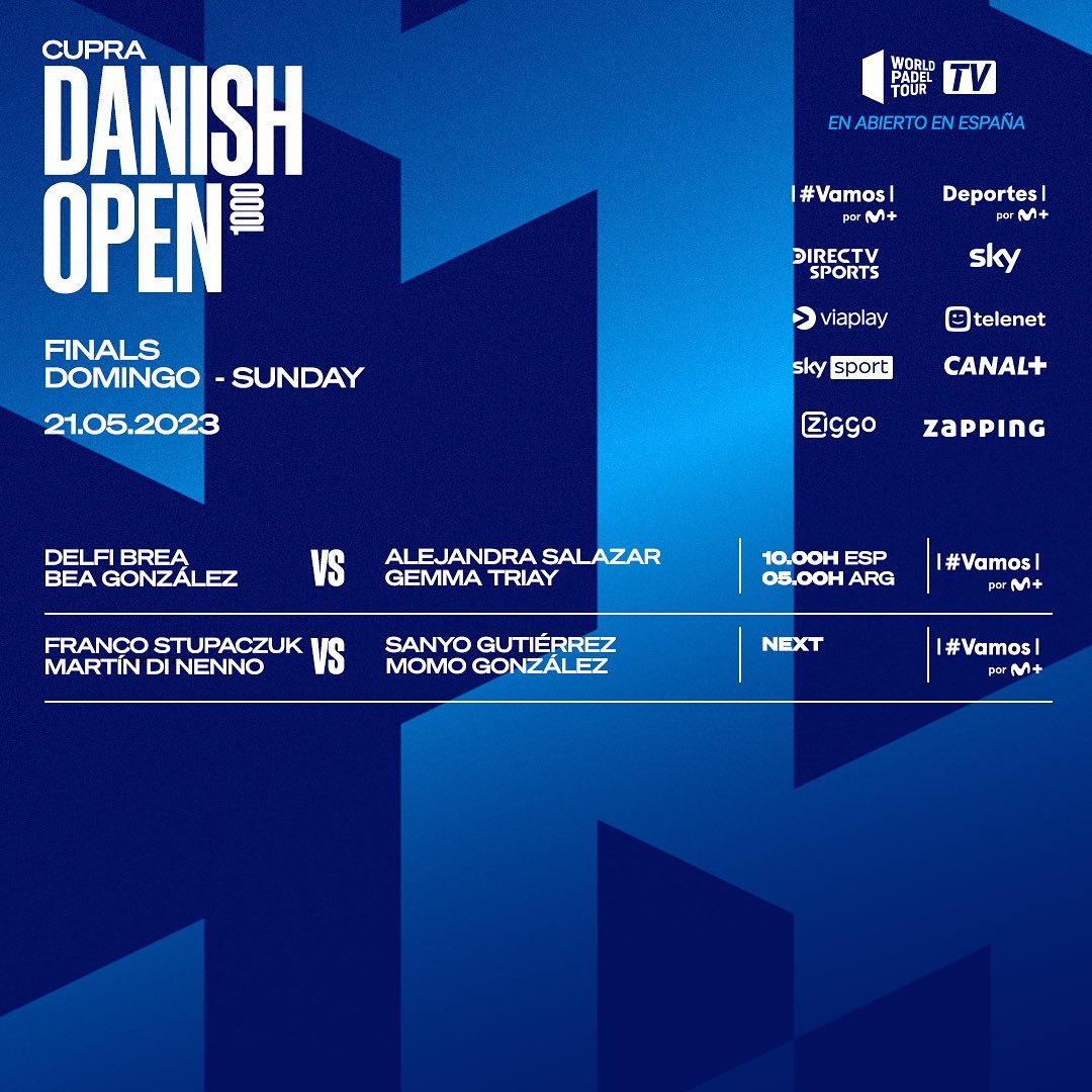 tanskalaiset wpt:n lopulliset aikataulut padel avata