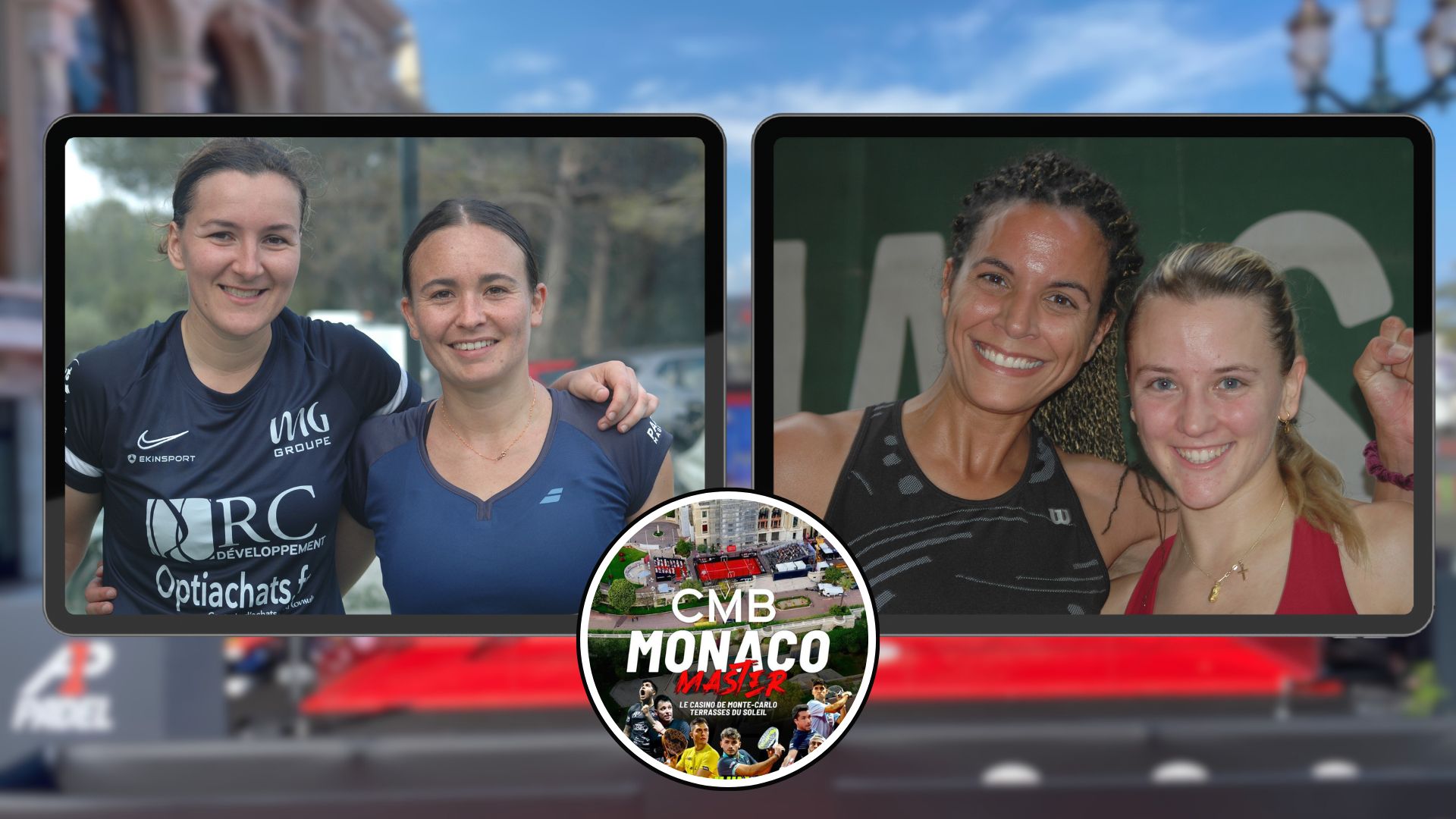 A1 Padel Monaco Master: 3 franske kvinder i hovedlodtrækningen