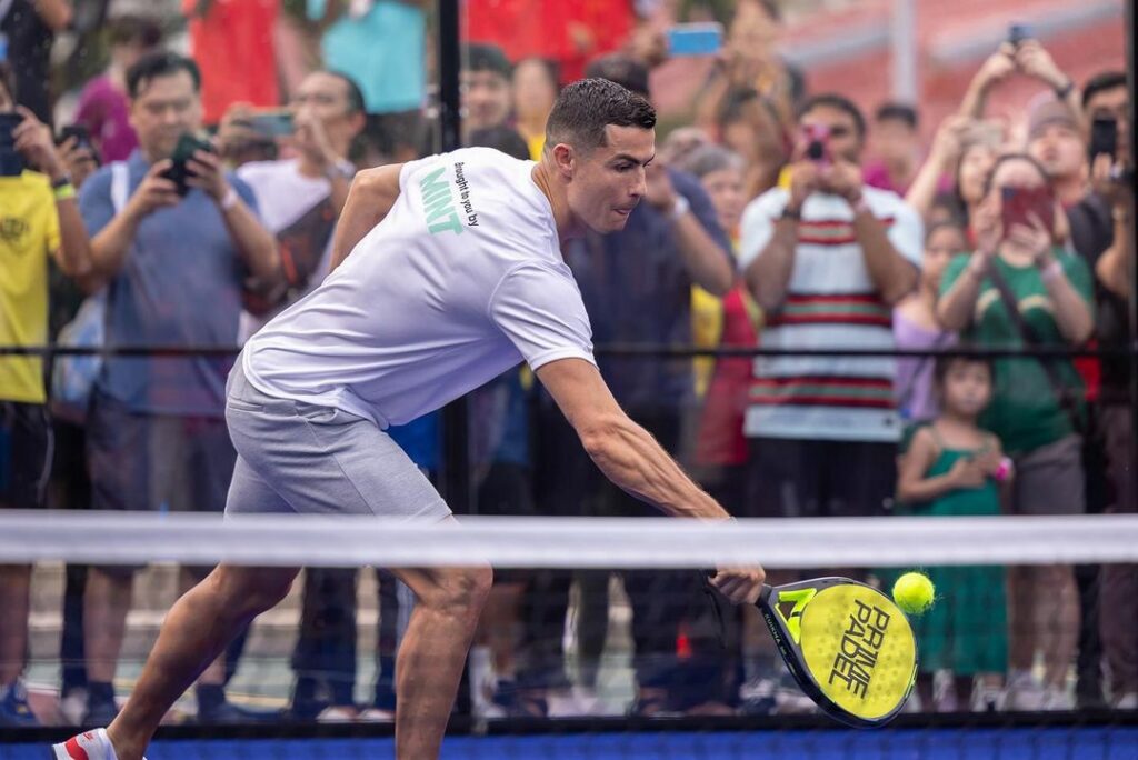 Cristiano Ronaldo - un nou ambaixador de padel