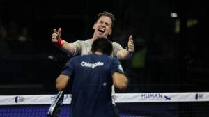 Paquito Navarro crient de joie Fede Chingotto