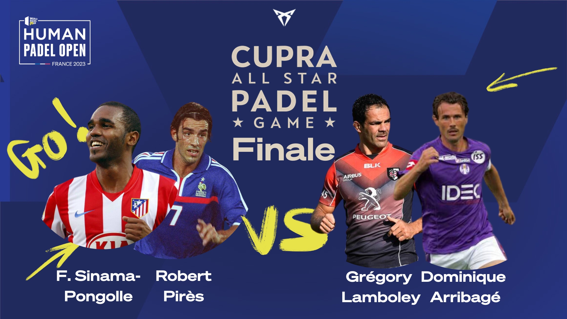 Tutti Padel Star Game: la finale Sinama-Pongolle / Pires vs Lamboley / Arribagé