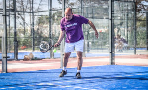 Jerome Leduc head padel open service