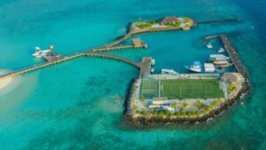 Piste de padel Maldives ile hotel