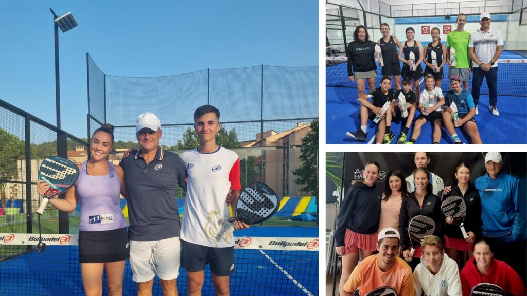 lliga juvenil paca fft padel col·lage