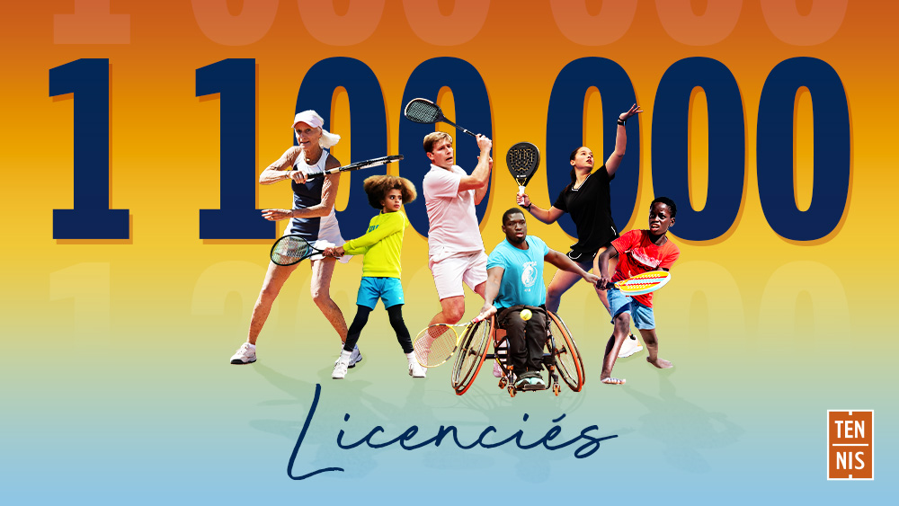 11 milioni di membri del tennis e padel FFT