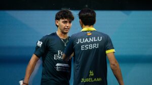 Alonso Esbri discussion Premier Padel Mendoza 2023