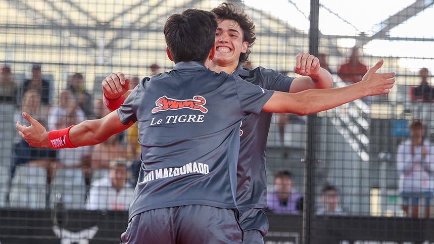 Maldonado De Astoreca sourires victoire joie Verbier 2023