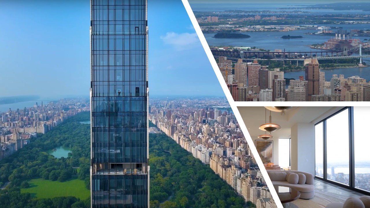 New York: 54 600 000 dollarin kattohuoneisto padel !