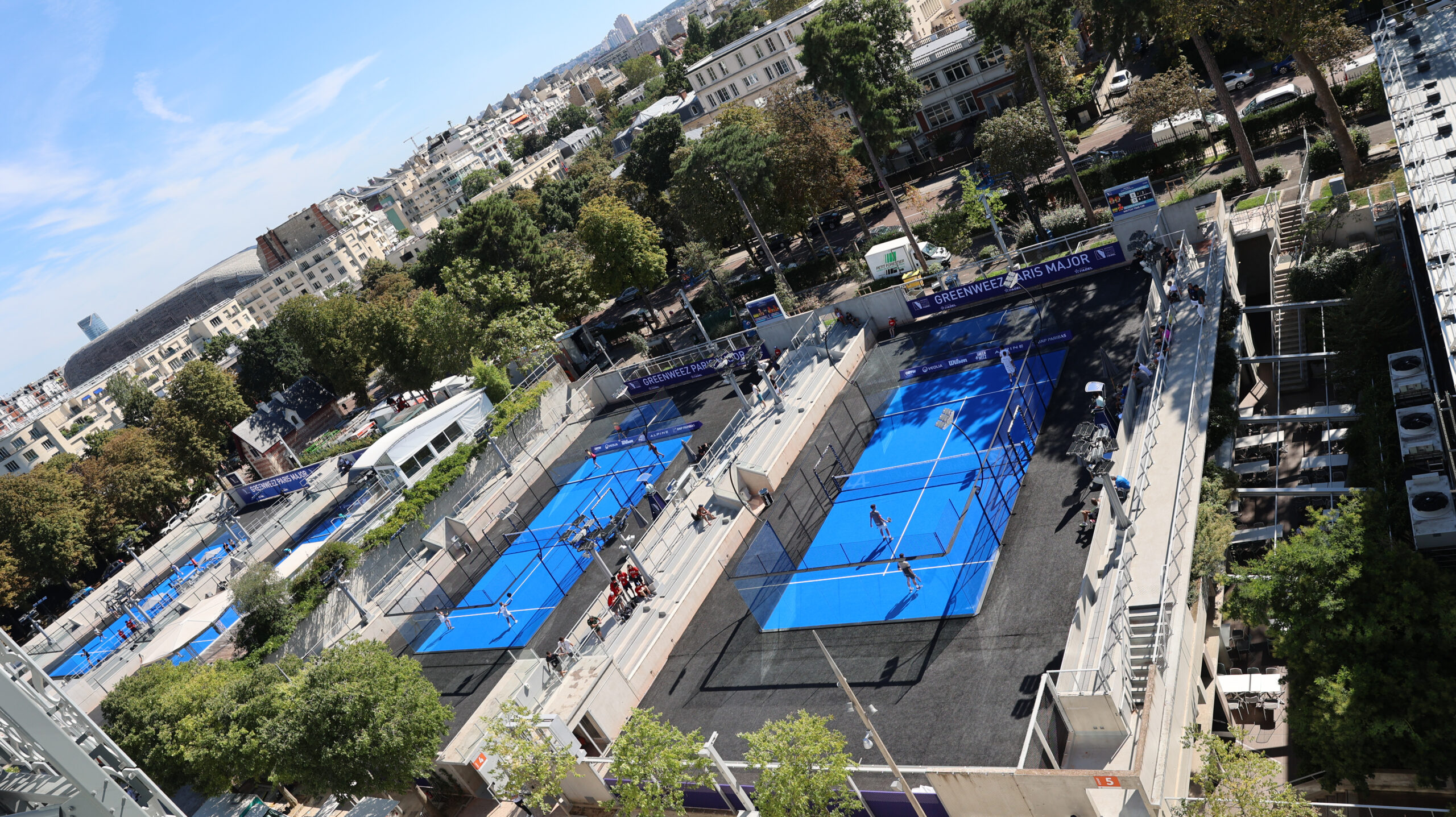 Roland Garros padel Vista dall'alto del 2023