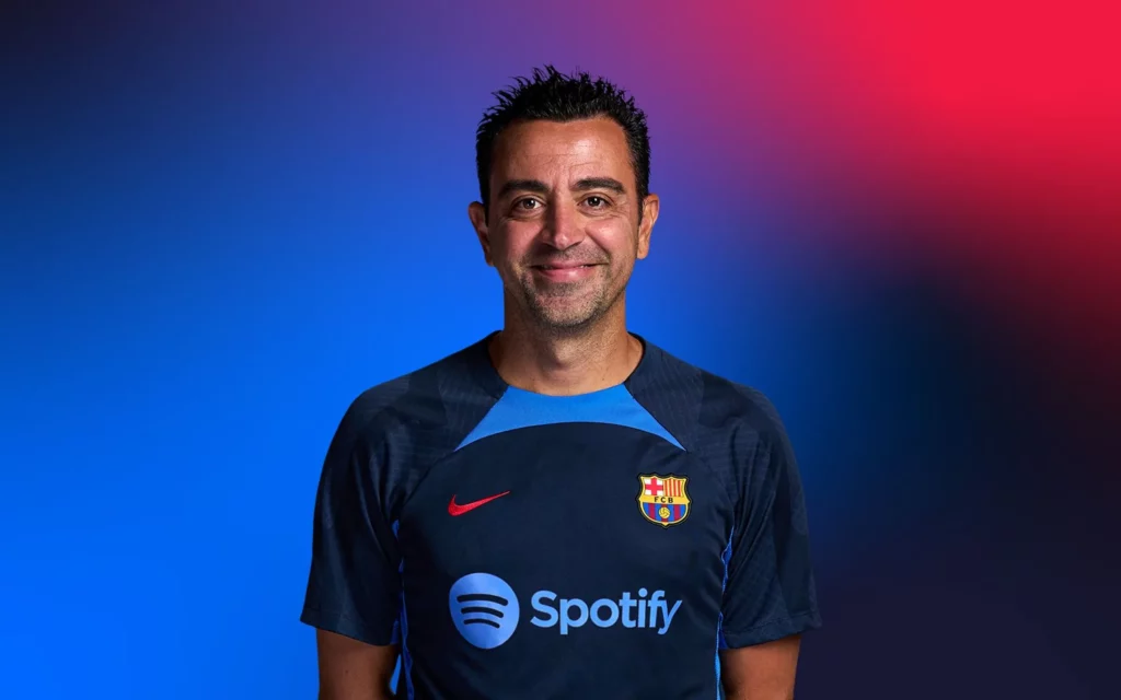 Barcelona-aanvoerder XAVI_HERNANDEZ