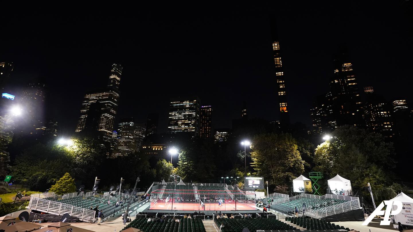 A1 Padel New York by night