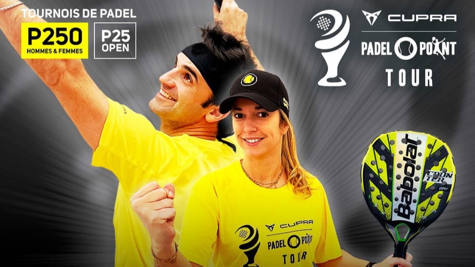 CUPRA PADEL POINT TOUR POSTER DI MONTPELLIER