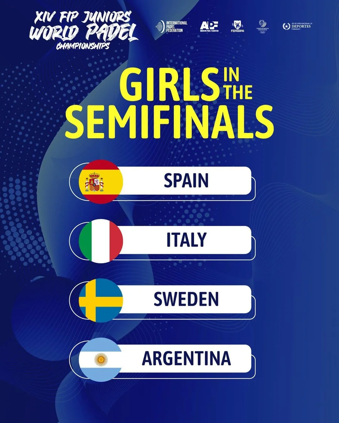 DEMI FINALE FEMININE JUNIOR