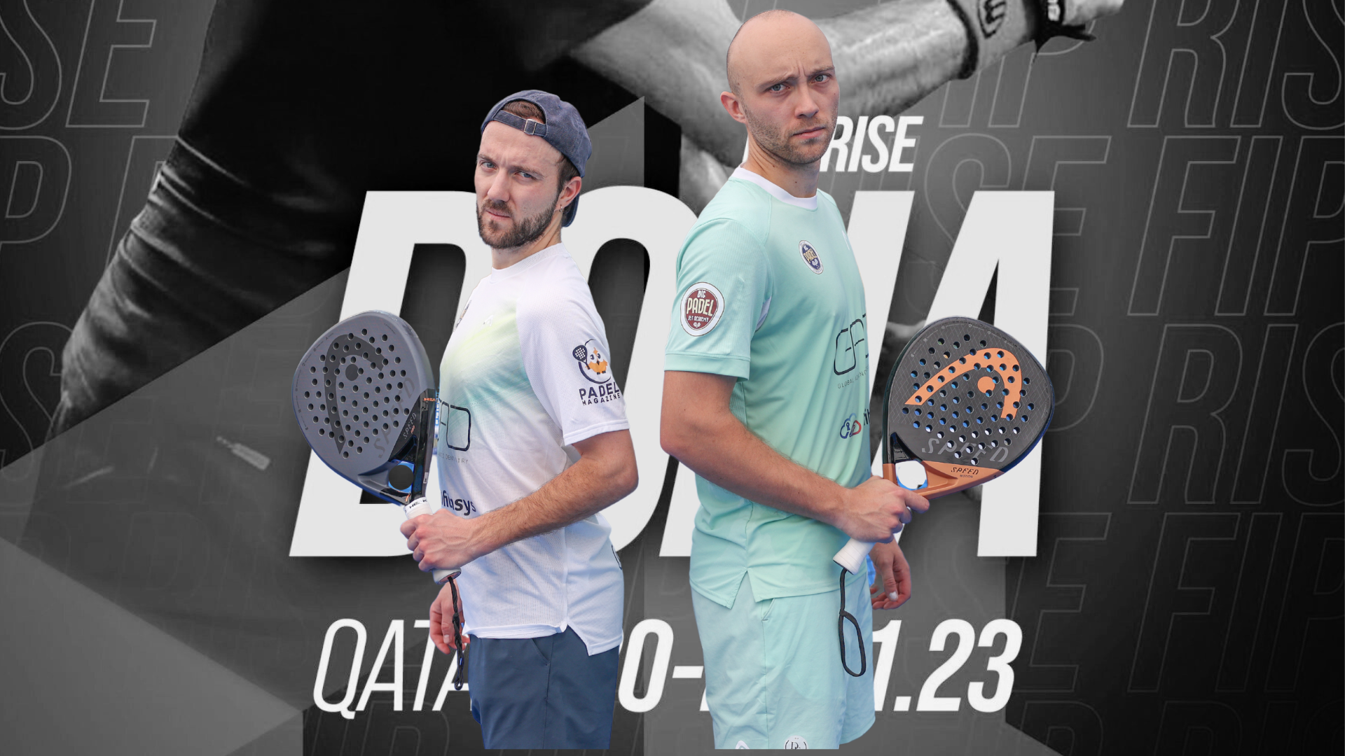 De Meyer / Vanbauce: only French pair present at FIP ​​Rise in Doha