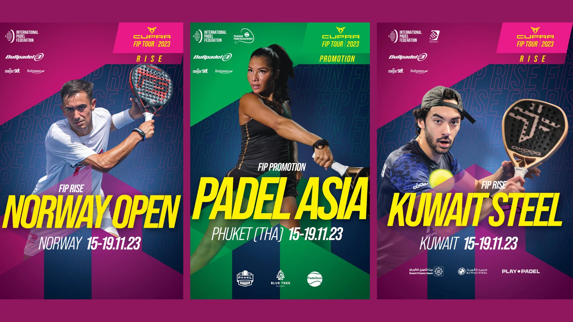 FIP Tour thailande koweit norvège 2023