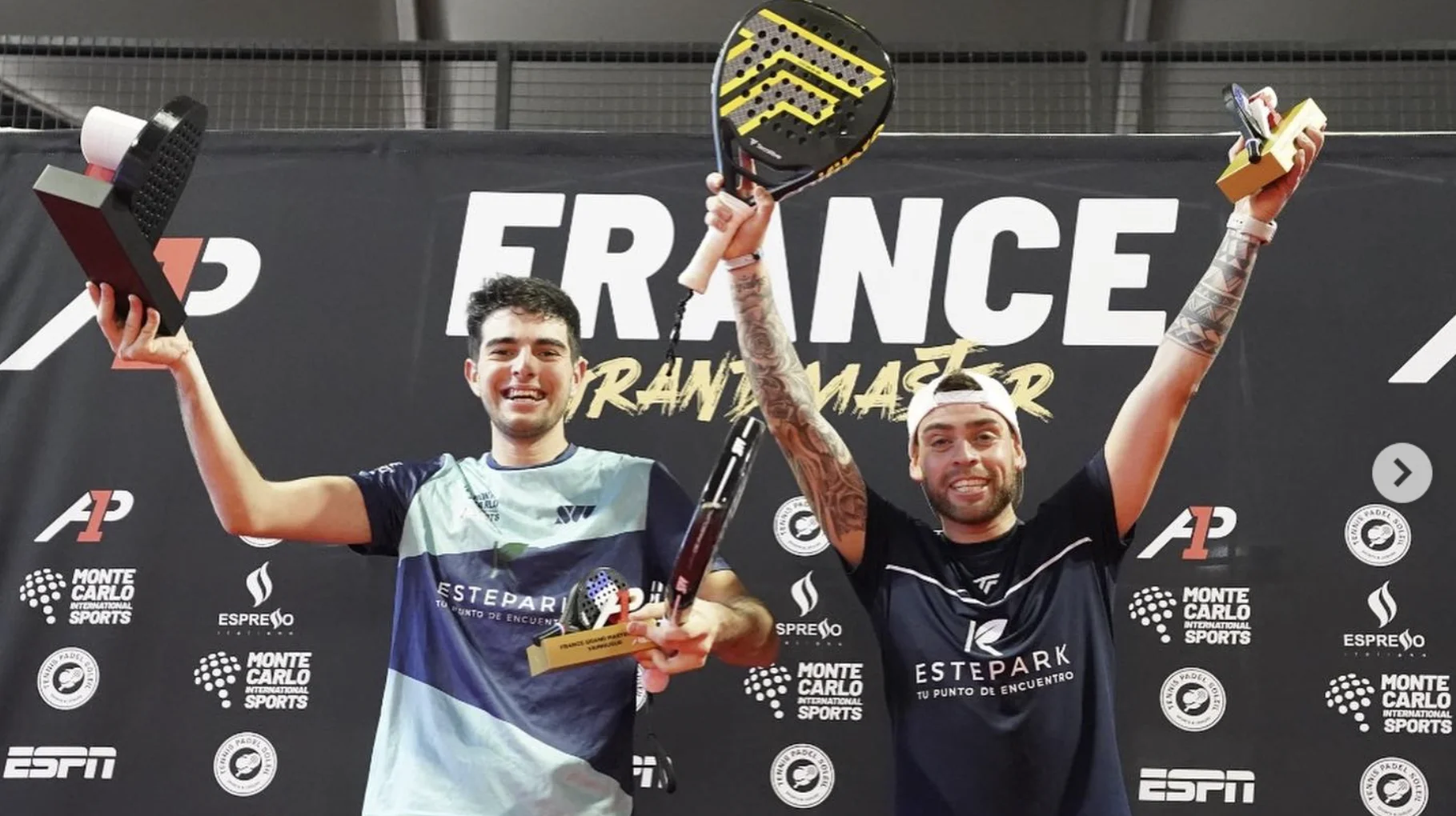 A1 Padel – Juani De Pascual et Gonza Alfonso s’offrent le France Grand Master 