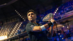 Belasteguin blessure coude Milano P1 forfait