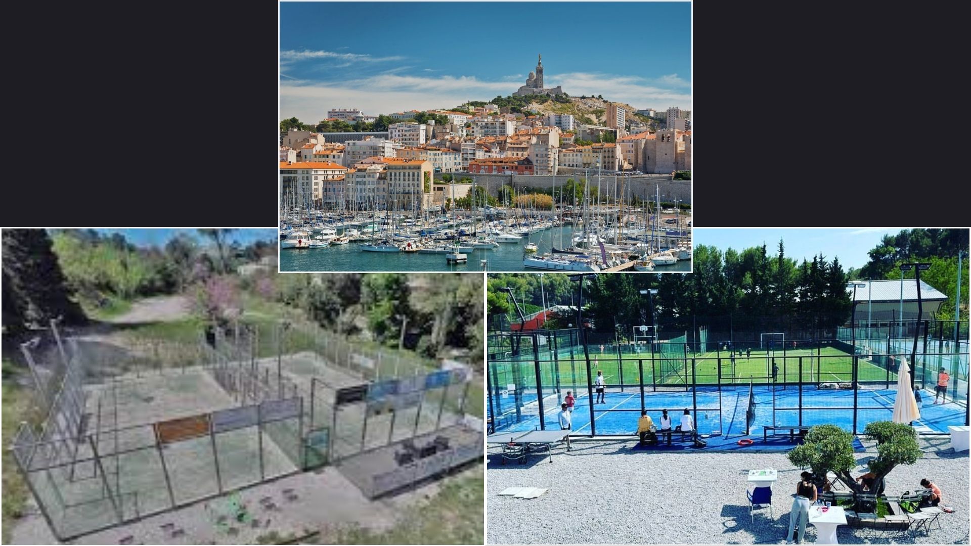 Marselha: uma cidade grande sem pistas de esqui padel