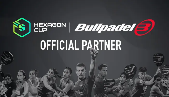 Bullpadel Hexagon Cupin virallinen sponsori