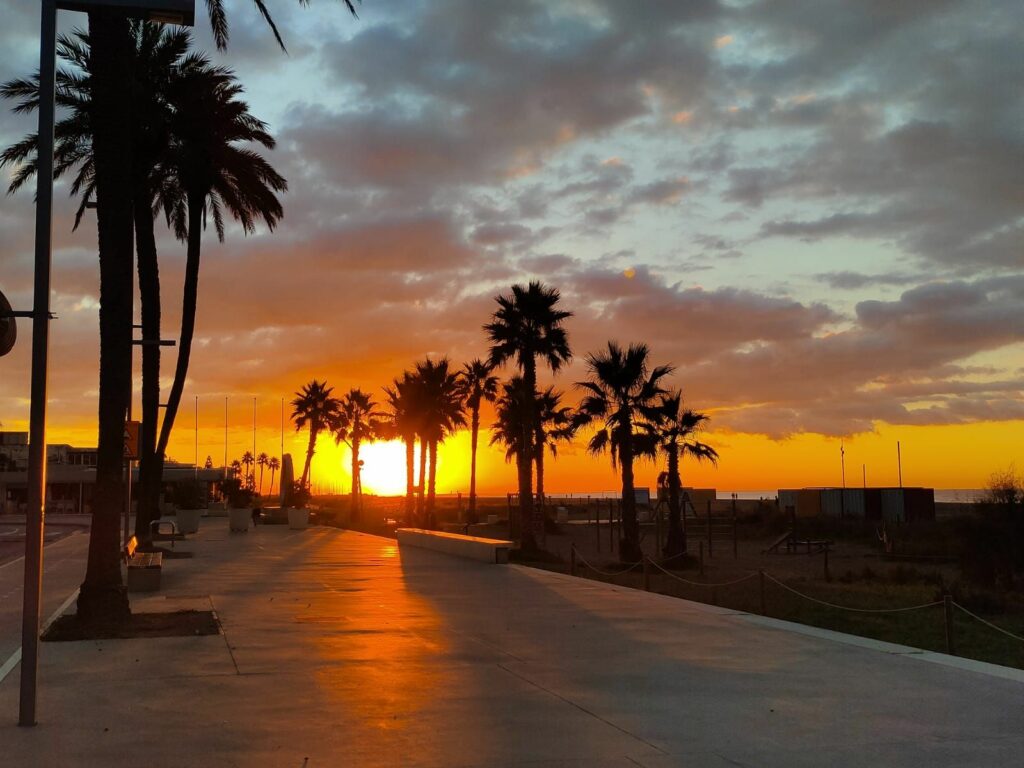 Sonnenuntergang Barcelona OSS