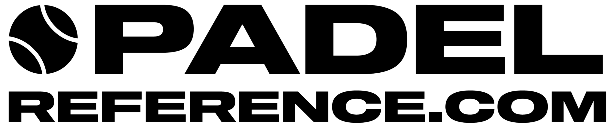 Logo Padel Reference Full Black 2024