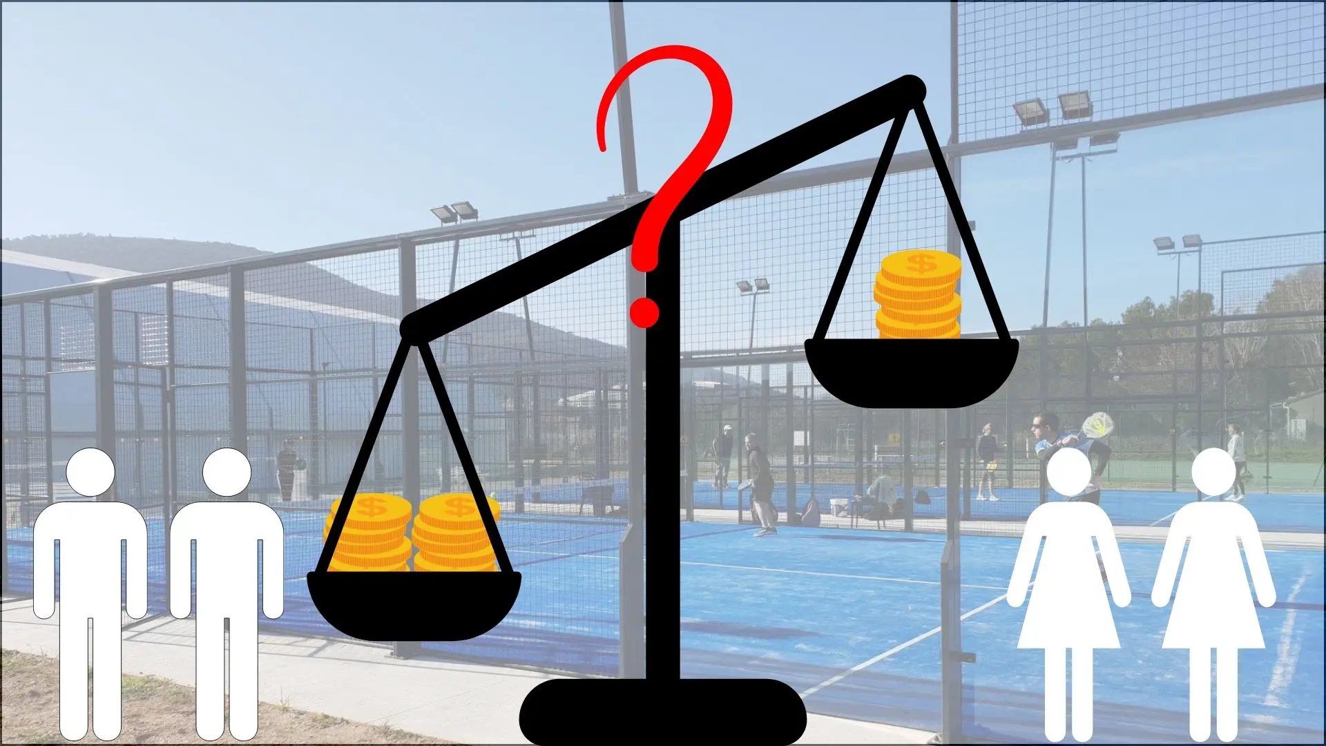 Y a-t-il une différence salariale entre hommes et femmes au padel ?