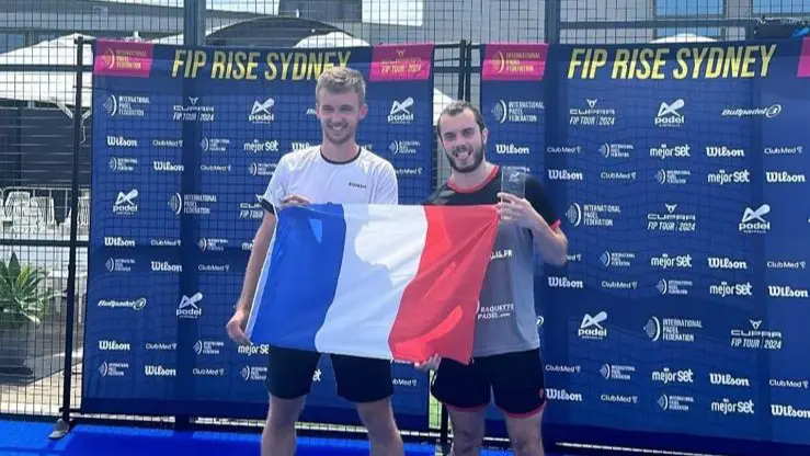 FIP Rise Australian Open – Already a title in 2024 for Manu Vives and Julien Seurin!
