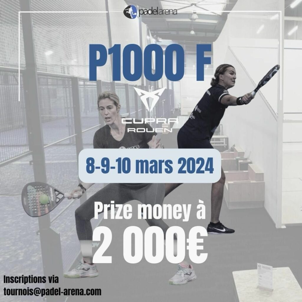 Affiche-P1000-dames-Padel-Arena