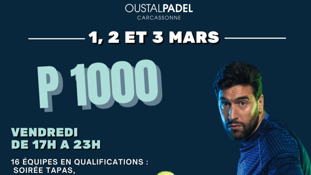 Affiche P1000 Oustal Padel