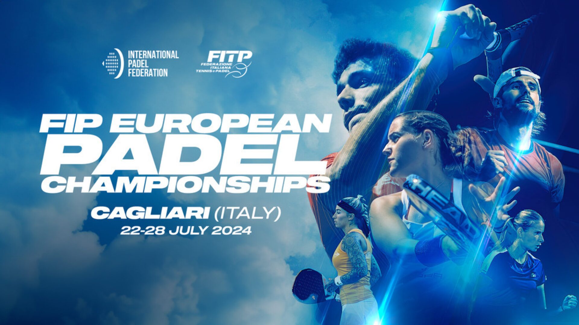 O Campeonato Europeu de 2024 em Cagliari, de 22 a 28 de julho!