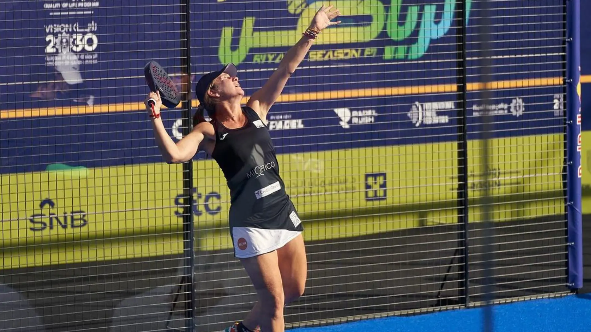 Carolina Navarro, mit 48 Jahren Viertelfinalistin eines großen Turniers!