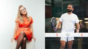 Humoriste Hélène Sido et Cyril