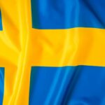 Jogadores da bandeira da Suécia padel