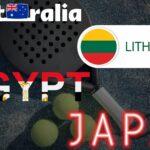 Australië Lutanië Egypte Japan FIP-tour