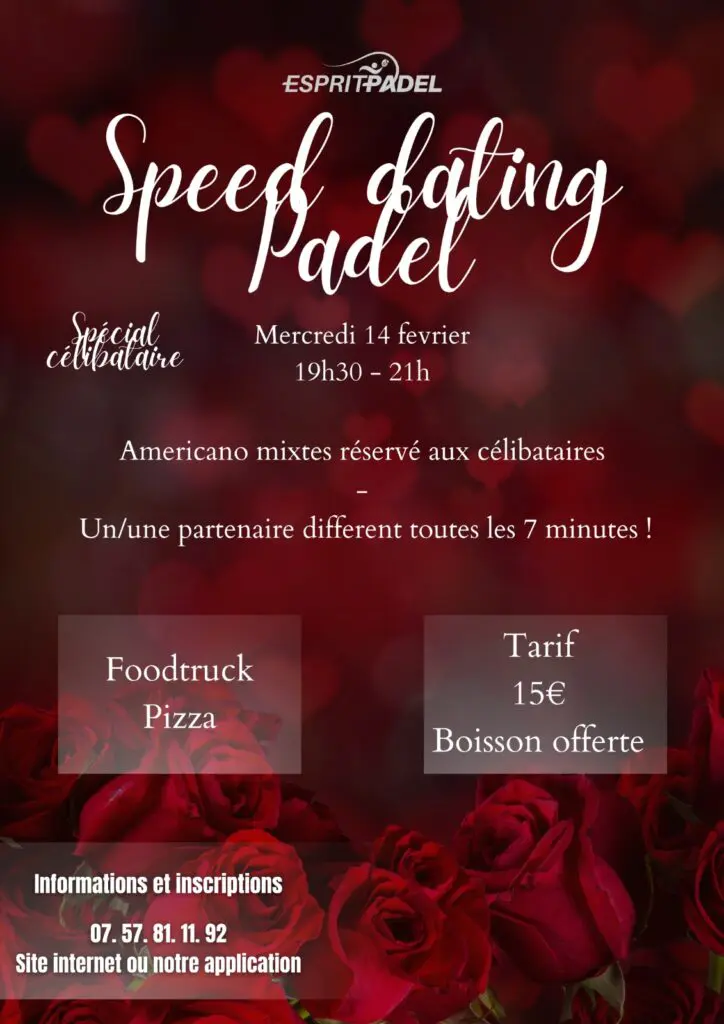 speed dating padel lyon