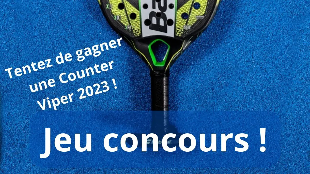 Competition game: win the Babolat Counter Viper 2023