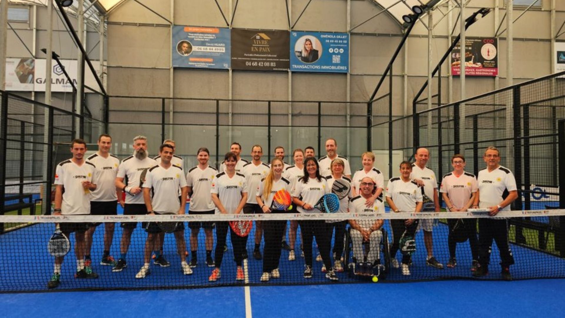 AREA Padel Club de Narbonne collects 3.000 euros during the 24 hours of padel