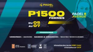 Affiche 4Padel Créteil P1500