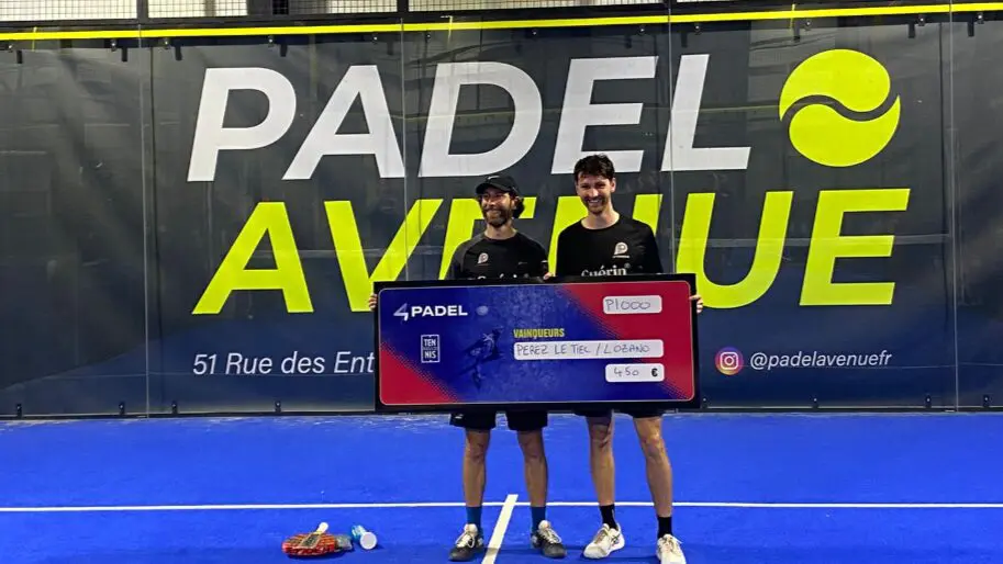 Lozano e Perez Le Tiec vencedores do P1000 4Padel Montreuil