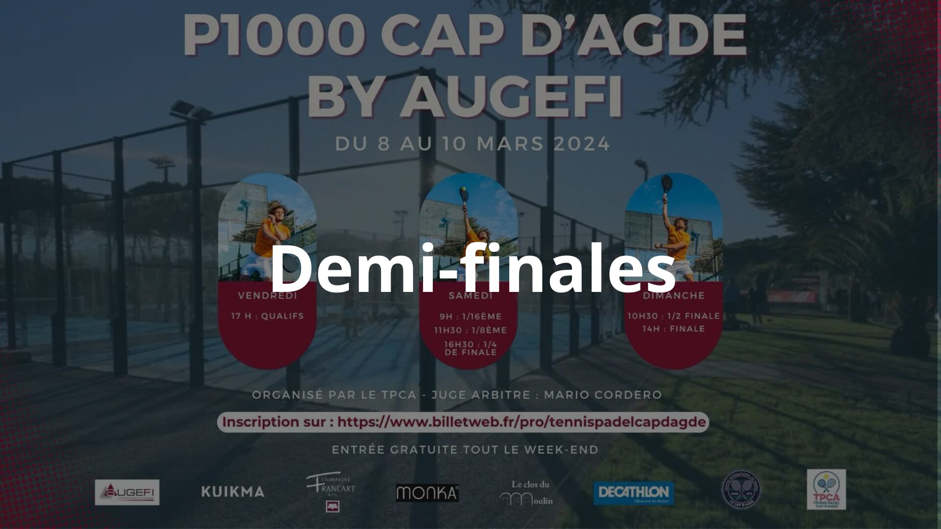 P1000 herrar Cap d’Agde – Tungt i morse i semifinal