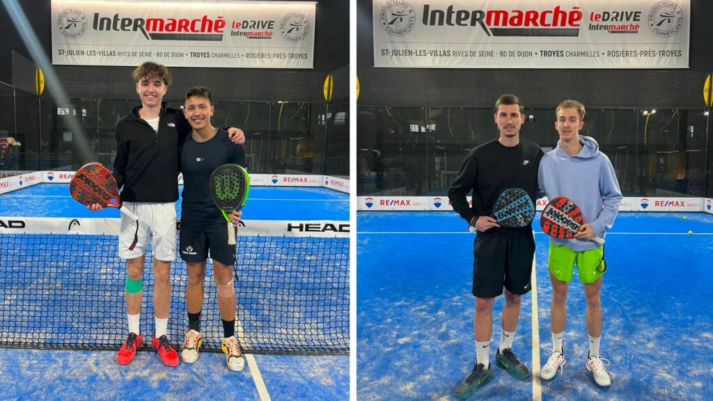 Couturier/Durban et Olivier/Wolff Padel Troyes