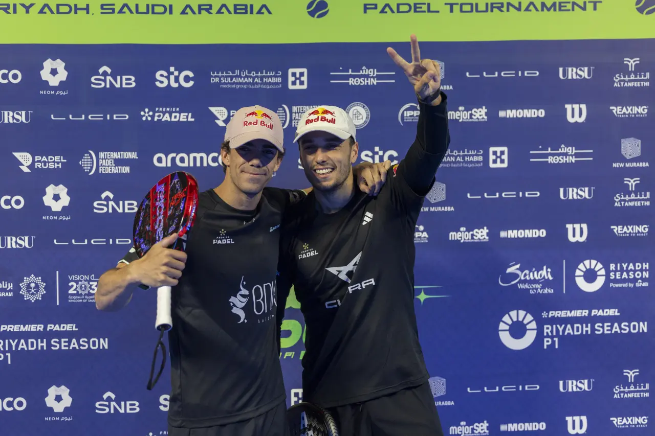 Premier Padel Riad P1: Galan e Lebron oferecem o primeiro título