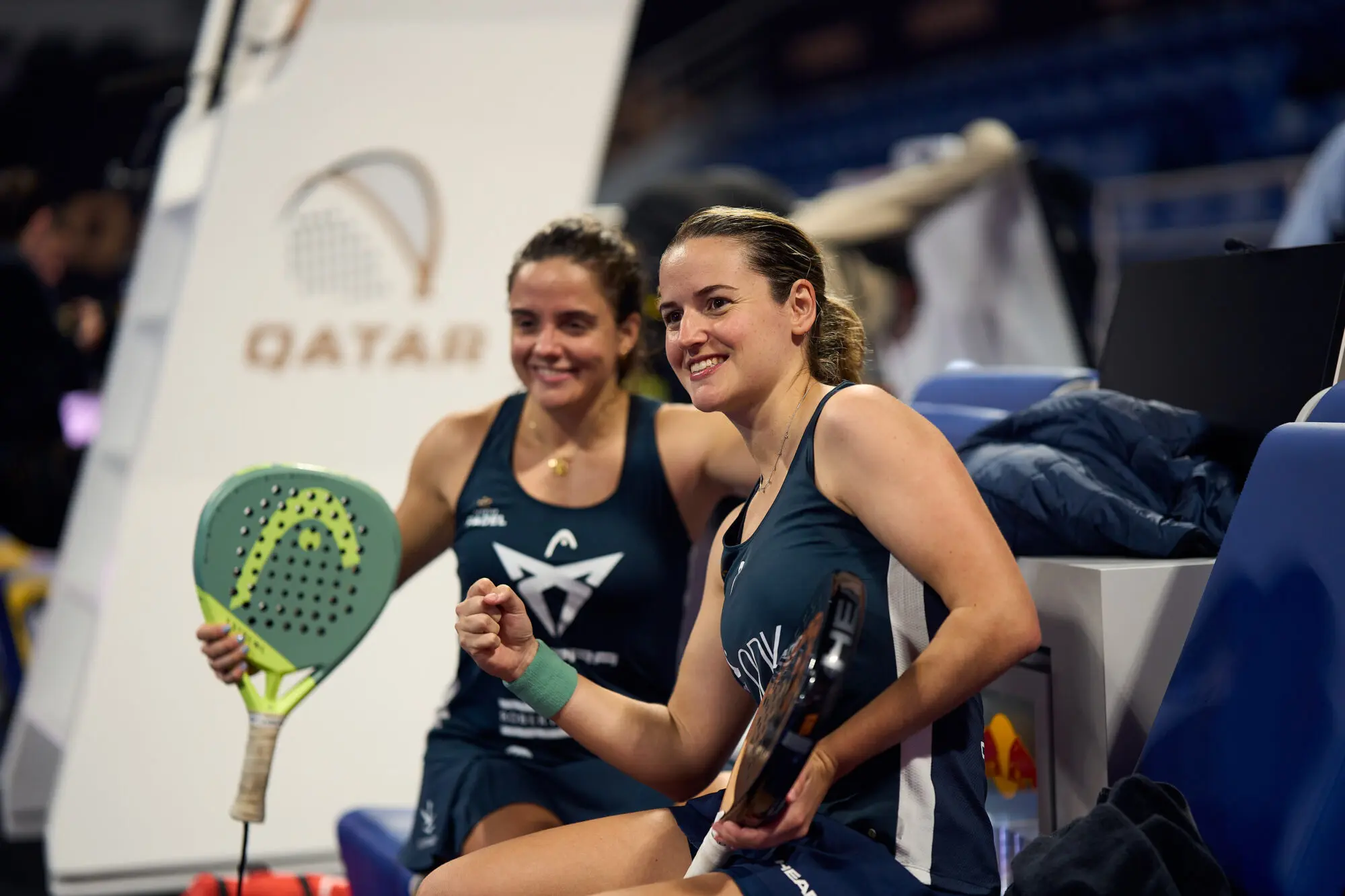 Major de Qatar – Paula Josemaría y Ariana Sánchez tiemblan pero se clasifican para la final