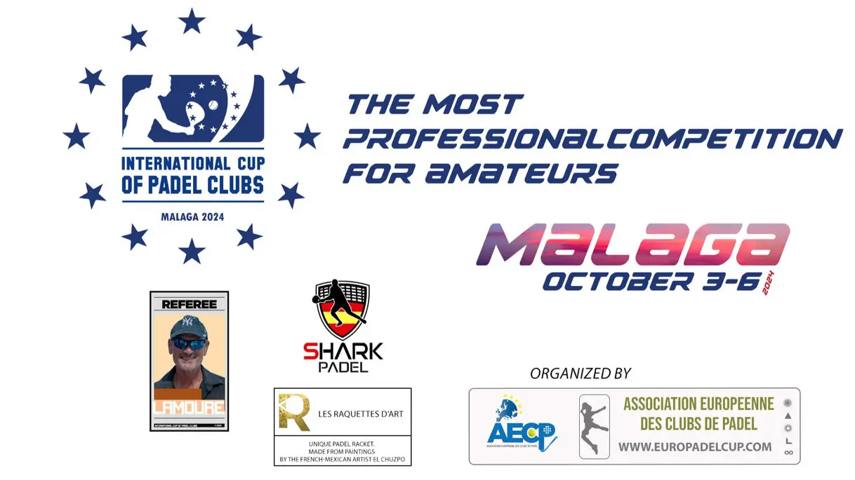 The International Club Cup padel will welcome players from 4 continents to Malaga!