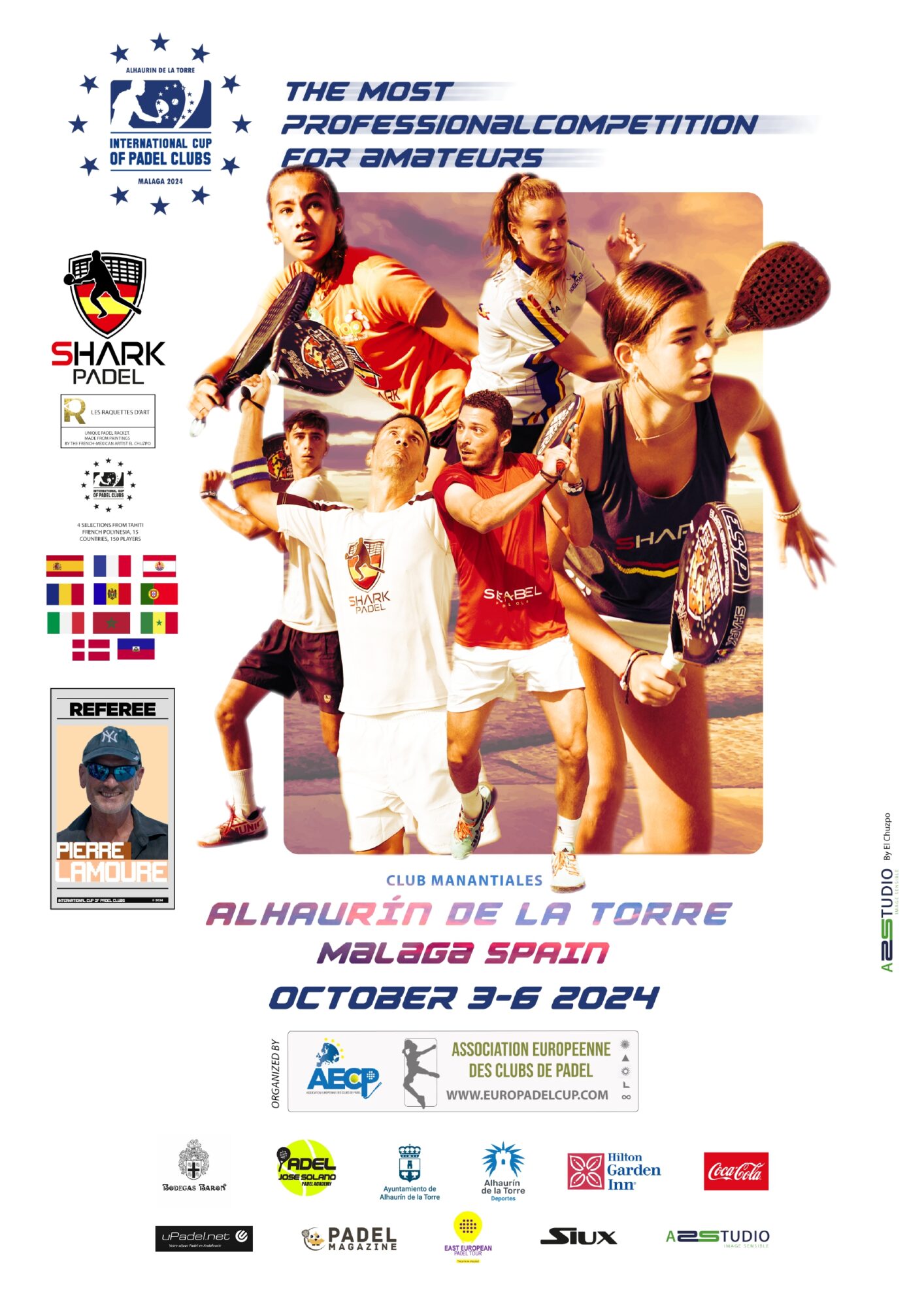 Plakat zum Internationalen Pokal von Malaga
