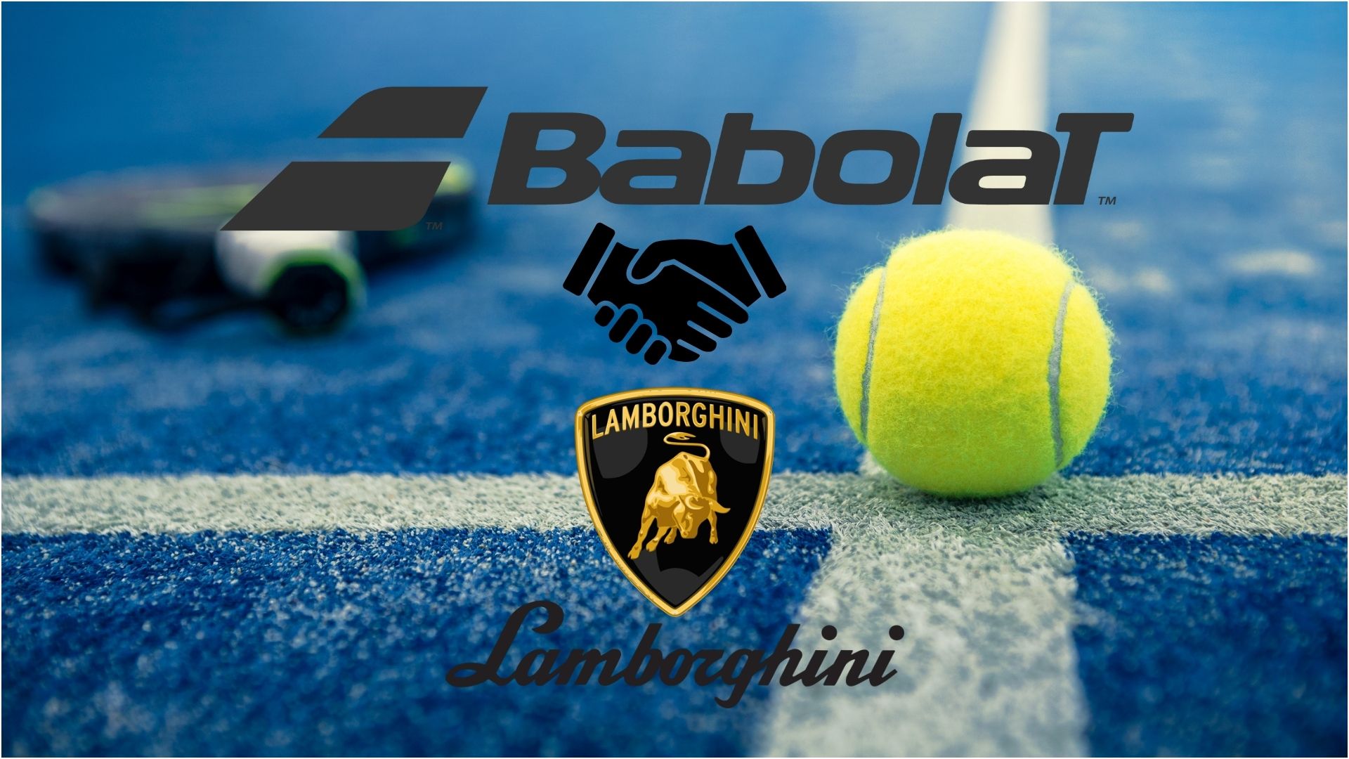 Babolat announces its new collaboration with Lamborghini