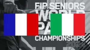 フランス イタリア 女子ワールドシニアプラス準決勝 2024