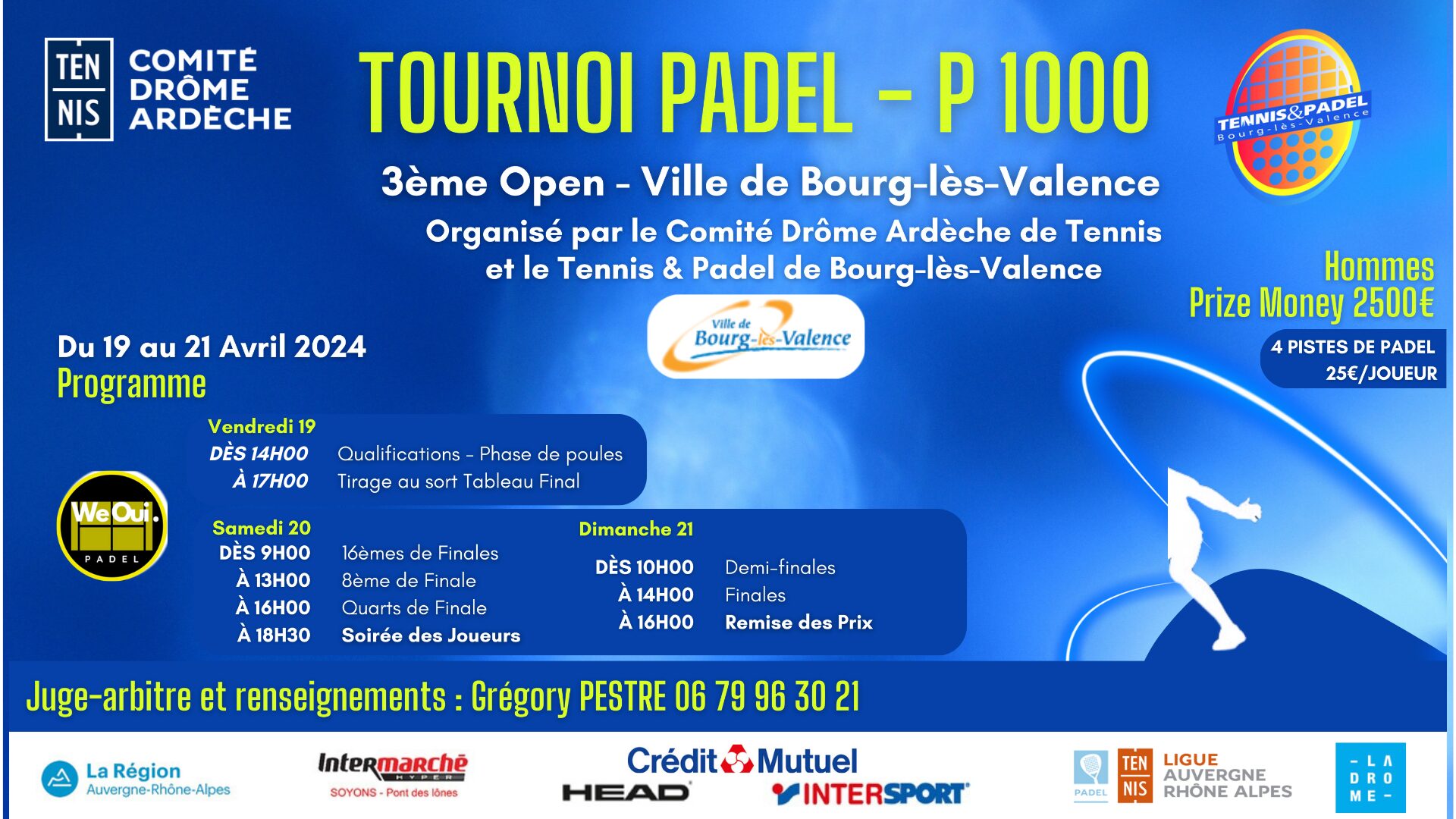 Cartell P1000 Bourg Les Valence 24 d'abril