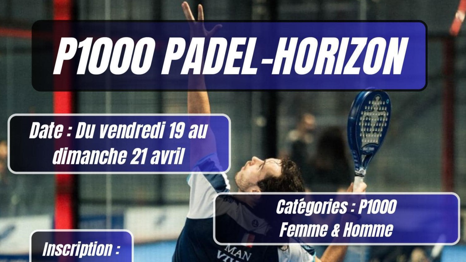 P1000 Padel Horisont – 1/2 LIVE!